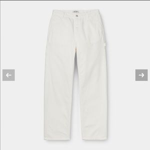 CARHARTT WIP Womens W' Pierce Pant Straight - Off White